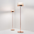 Postmodern creative rose gold standing Lamp art bedside designer glass floor lamp